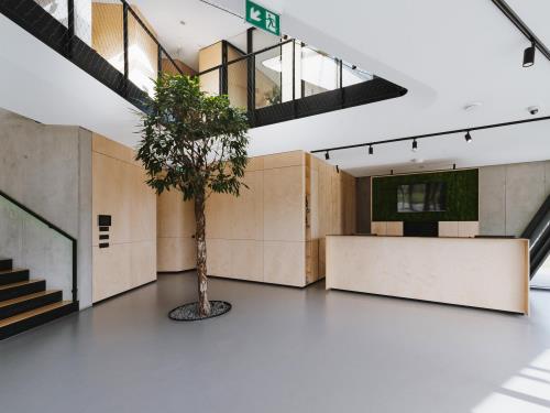 RB ARCHITECTS S.R.O., LANG BENEDEK ASSOCIATED ARCHITECTS S. R. O. | INTERIÉR ADMINISTRATÍVNEJ BUDOVY ABW, KRÁĽOVÁ PRI SENCI