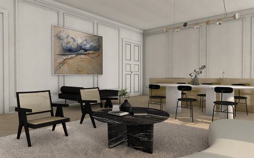 24-APARTMÁN KARLÍN (98 m²)-Študentský koncept