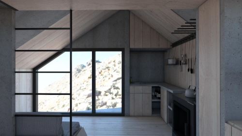 9-BAKALÁRSKA PRÁCA - EXPERIMENTÁLNE BÝVANIE Z ODPADU (27 m²)-Študentský koncept