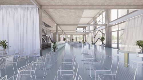 18-HOSTEL_AREÁL BANÍ HANDLOVÁ (4395 m²)-Študentský koncept