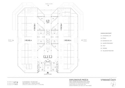 16-INTERIÉR OBCHODNÉHO DOMU LAMAČ (700 m²)-Študentský koncept