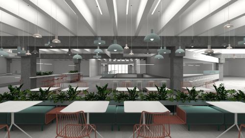 16-INTERIÉR OBCHODNÉHO DOMU LAMAČ (700 m²)-Študentský koncept