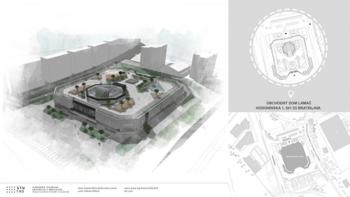 16-INTERIÉR OBCHODNÉHO DOMU LAMAČ (700 m²)-Študentský koncept