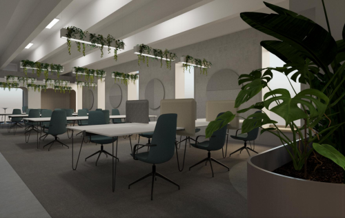 16-INTERIÉR OBCHODNÉHO DOMU LAMAČ (700 m²)-Študentský koncept
