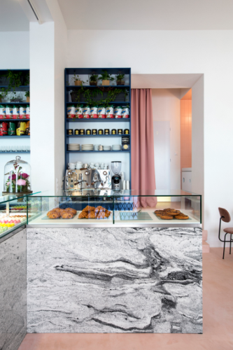 interiér patisserie