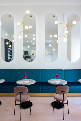 interiér patisserie