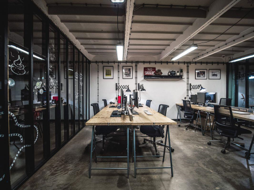 Cerberi štúdio interiér co-work Náš Kancel