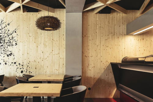 Performa architekti - dizajn reštaurácie SATORI Fusion Nitra