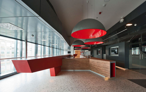 Fischer architects - interiér VIP salóna HC Slovan